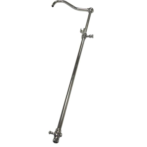 CCR6171 Vintage 60" Add On Shower W/ 17" Shower Arm, Polished Chrome